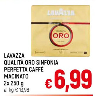 Famila Market LAVAZZA QUALITÀ ORO SINFONIA PERFETTA CAFFÈ MACINATO 2x 250 g offerta