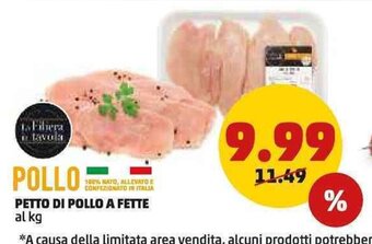 PENNY PETTO DI POLLO A FETTE offerta