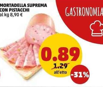MORTADELLA SUPREMA CON PISTACCHI