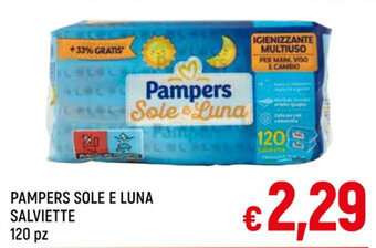 Famila Market PAMPERS SOLE E LUNA SALVIETTE 120 pz offerta