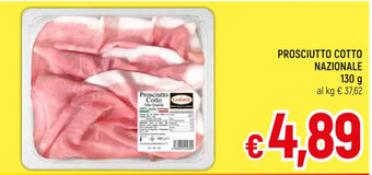 Famila Market PROSCIUTTO COTTO NAZIONALE 130 g offerta