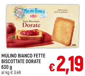 Famila Market MULINO BIANCO FETTE BISCOTTATE DORATE 630 g offerta
