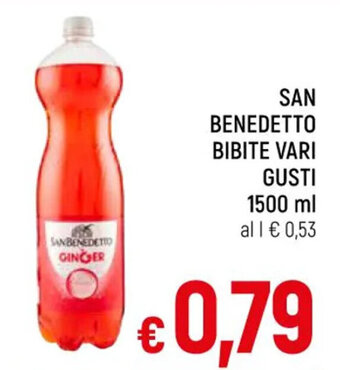 Famila Market SAN BENEDETTO BIBITE VARI GUSTI 1500 ml offerta