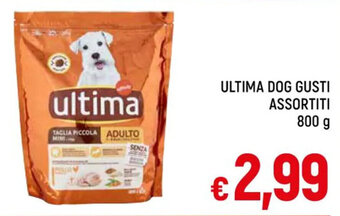 Famila Market ULTIMA DOG GUSTI ASSORTITI 800 g offerta