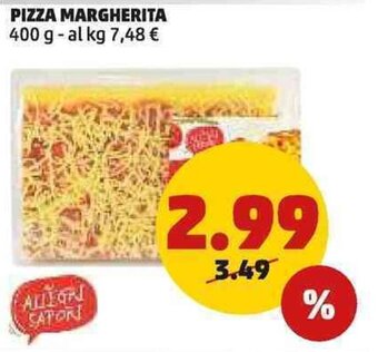 PENNY PIZZA MARGHERITA 400 g offerta