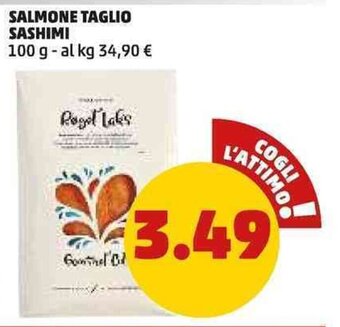 PENNY SALMONE TAGLIO SASHIMI 100 g offerta