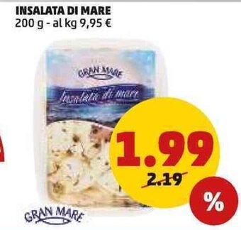 PENNY INSALATA DI MARE 200 g offerta