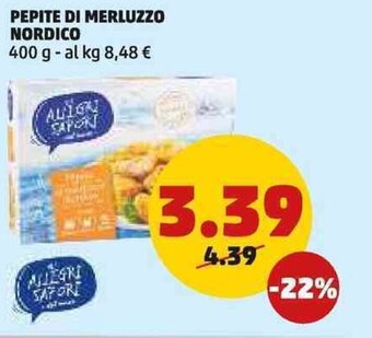 PEPITE DI MERLUZZO NORDICO 400 g
