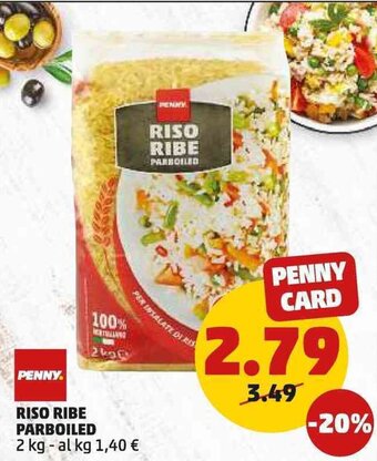 PENNY PENNY. RISO RIBE PARBOILED 1 kg offerta