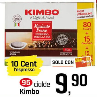 Famila Superstore 95 cialde Kimbo offerta