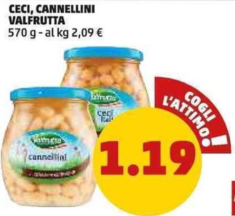 PENNY CECI, CANNELLINI VALFRUTTA 570 g offerta