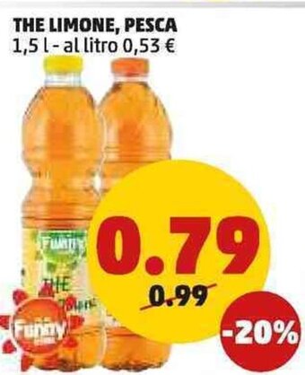 PENNY THE LIMONE, PESCA 1,5 l offerta