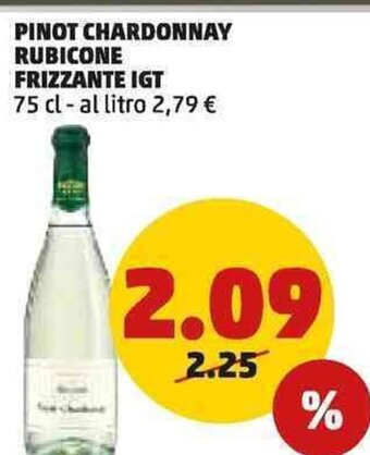 PENNY PINOT CHARDONNAY RUBICONE FRIZZANTE IGT 75 cl offerta