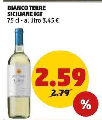 BIANCO TERRE SICILIANE IGT 75 cl