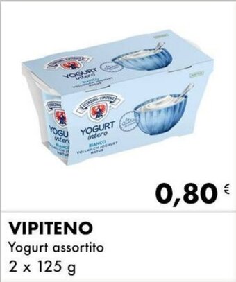Iper Tosano VIPITENO Yogurt assortito 2 x 125 g offerta