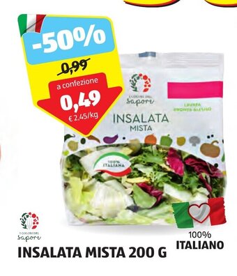 ALDI INSALATA MISTA 200 G offerta