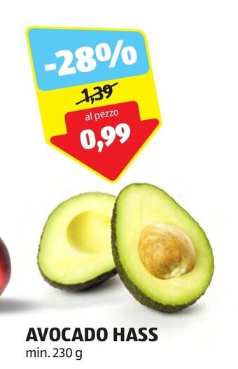 AVOCADO HASS min. 230 g