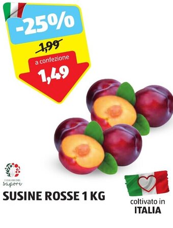 ALDI SUSINE ROSSE 1 KG offerta