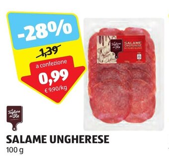 ALDI SALAME UNGHERESE 100 g offerta