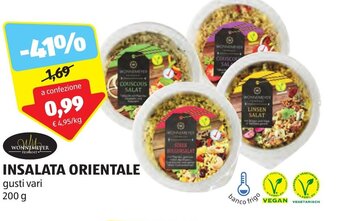 ALDI INSALATA ORIENTALE gusti vari 200 g offerta