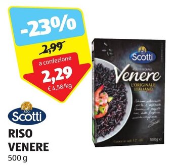 ALDI Scotti RISO VENERE 500 g offerta