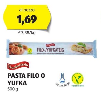 ALDI Backetteria PASTA FILO O YUFKA 500 g offerta