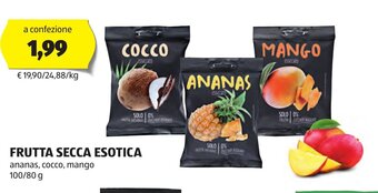 ALDI FRUTTA SECCA ESOTICA 100/80 g offerta