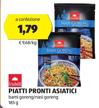 ALDI Arnaboldi PIATTI PRONTI ASIATICI 185 g offerta