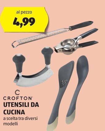 ALDI CROFTON® UTENSILI DA CUCINA offerta