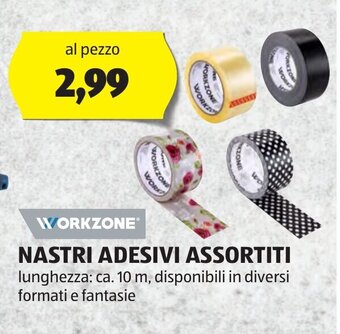 ALDI WORKZONE NASTRI ADESIVI ASSORTITI offerta