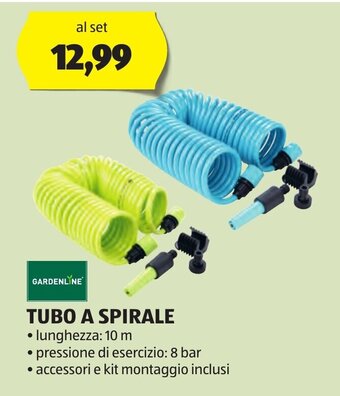 ALDI GARDENLINE TUBO A SPIRALE offerta