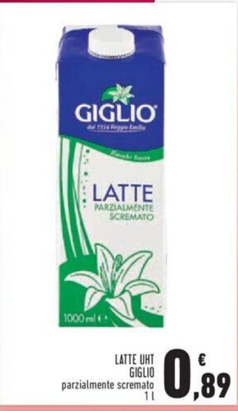 Conad LATTE UHT GIGLIO 1 l offerta