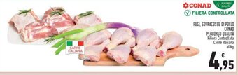Conad FUSI, SOVRACOSCE DI POLLO PERCORSO QUALITÀ offerta