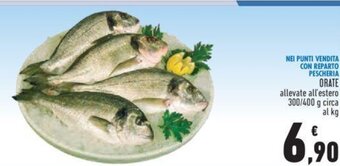 Conad ORATE 300/400 g circa offerta