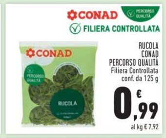 Conad RUCOLA CONAD PERCORSO QUALITÀ conf. da 125 g offerta