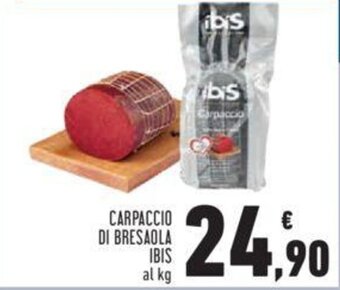 Conad CARPACCIO DI BRESAOLA IBIS al kg offerta