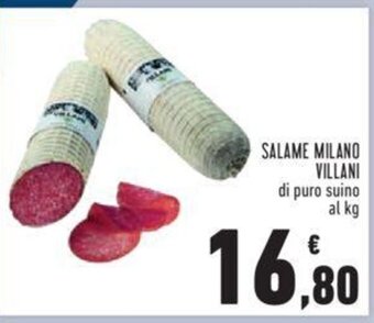Conad SALAME MILANO VILLANI offerta