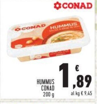 Conad HUMMUS CONAD 200 g offerta