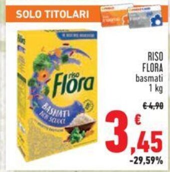 Conad RISO FLORA 1 kg offerta