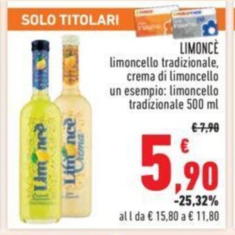 Conad LIMONCE 500 ml offerta