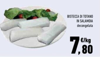 Conad BISTECCA DI TOTANO IN SALAMOIA decongelata offerta
