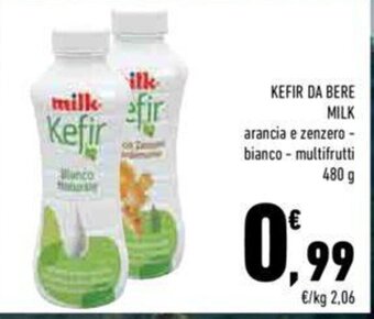 Conad KEFIR DA BERE MILK 480 g offerta