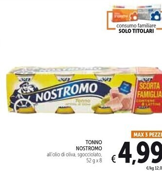 Spazio Conad Nostromo tonno offerta