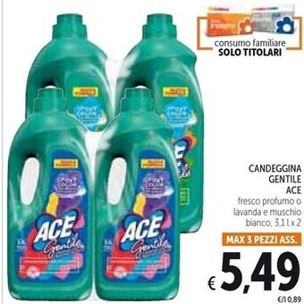 Spazio Conad Ace candeggina gentile offerta