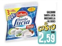 Iper Pellicano Galbani santa lucia mozzarella offerta