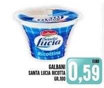 Iper Pellicano Galbani santa lucia ricotta offerta