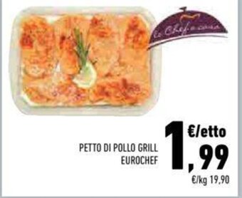 Conad PETTO DI POLLO GRILL EUROCHEF offerta