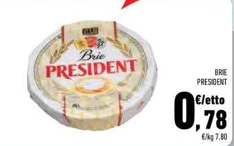Conad Brie PRESIDENT offerta
