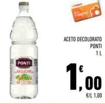 Conad ACETO DECOLORATO PONTI 1 L offerta