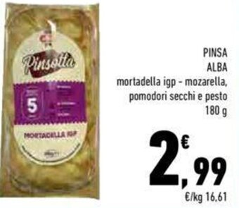 Conad PINSA ALBA 180 g offerta